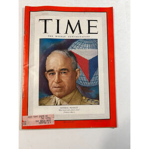Vintage TIME Magazine July 24, 1950 Korean War General Bradley